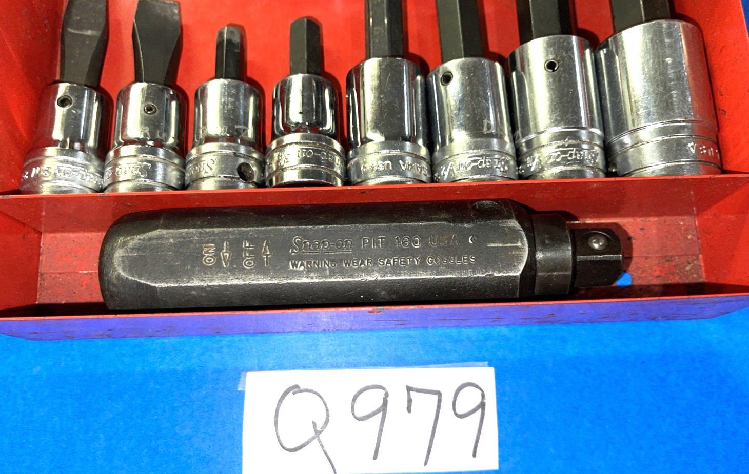 SNAP-ON TOOLS 12 PIECE 1/2 DRIVE IMPACT DRIVER SET PIT3120EB