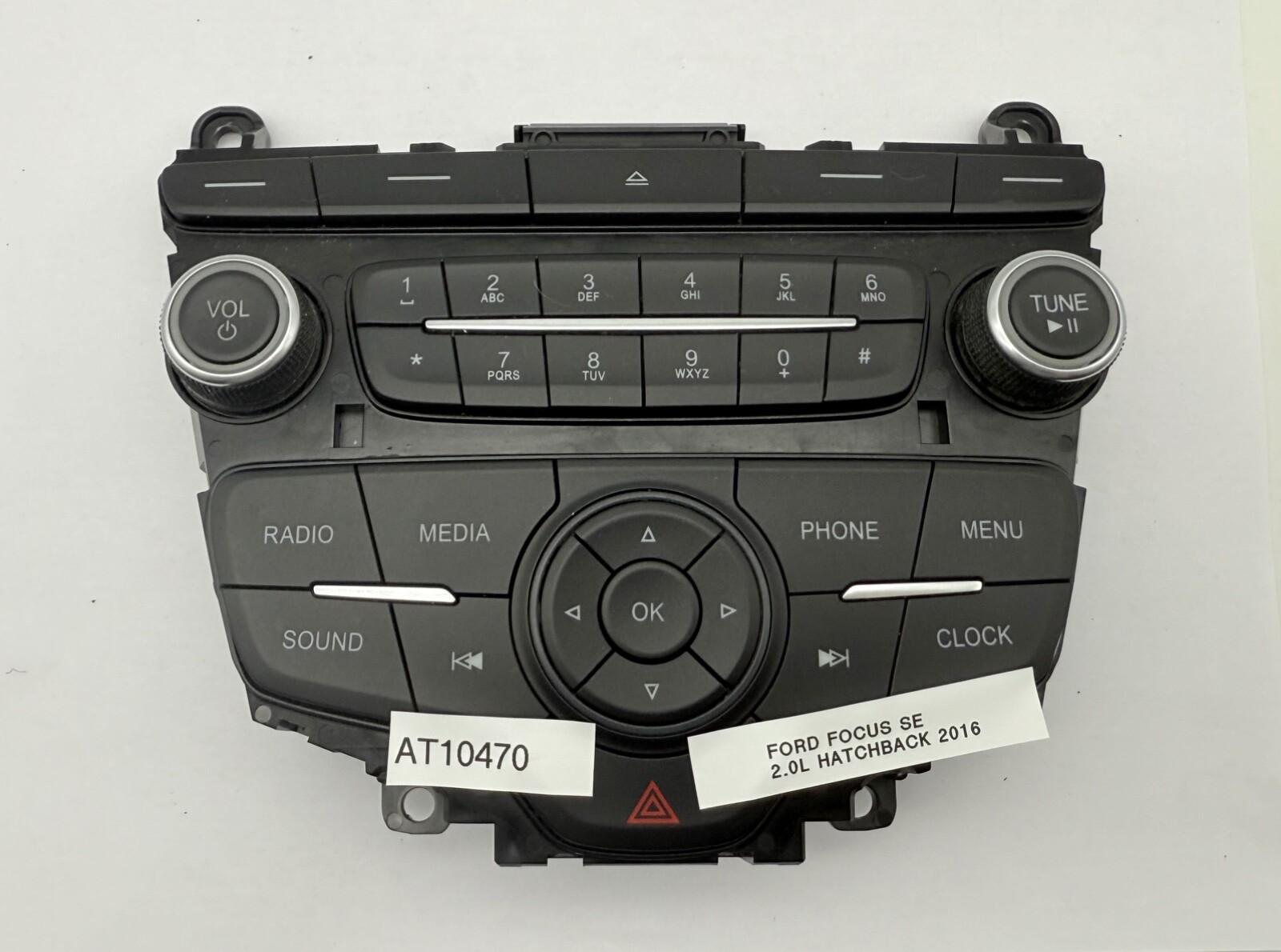 OEM 15-18 Ford Focus C346 SE Radio Audio Player Face Plate Control Switch Panel