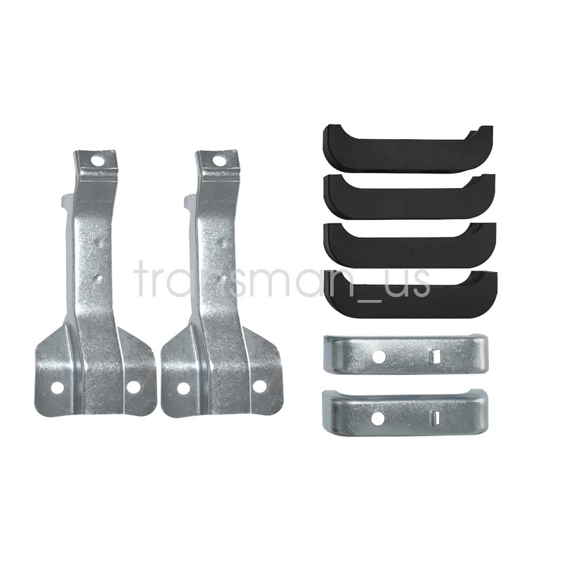 4 Core Heavy Duty Radiator Bracket Kit, 1099ZB 1099ZC 4-Row Radiator Support Kit