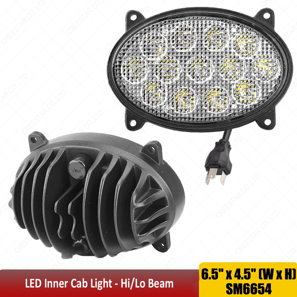 6.5″ Oval LampFor John Deere 9230 9330 9430 9530 9630 RE260102 RE173600 RE181963