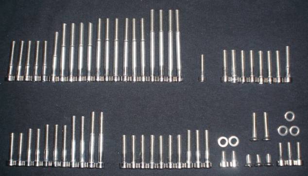 HONDA CB750 SOHC STAINLESS BOLT SCREW KIT SET ENGINE CB750K CB750F POLISHED