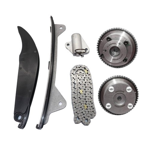 Timing Chain Kits & Pair VVT Gear Sprocket For Kia Soul Hyundai Elantra 1.8L
