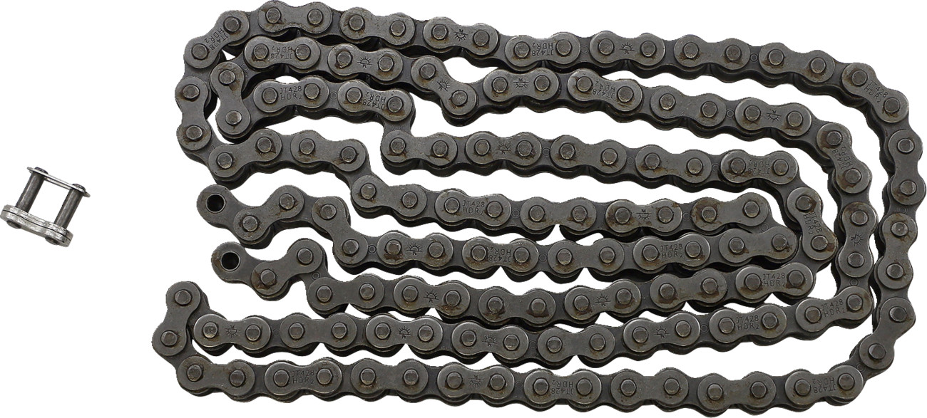JT 428 HDR Heavy Duty Drive Chain 140 Links Natural Steel