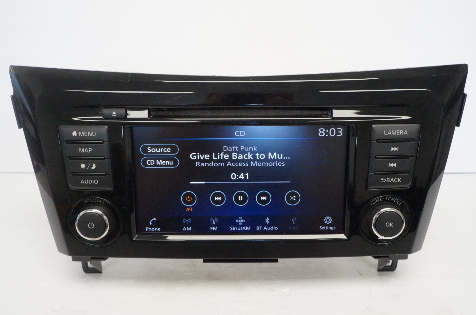2019 Nissan Rogue 259158FM0B Radio Receiver Apple Car Play NAVI/CD/AM/FM *C2053