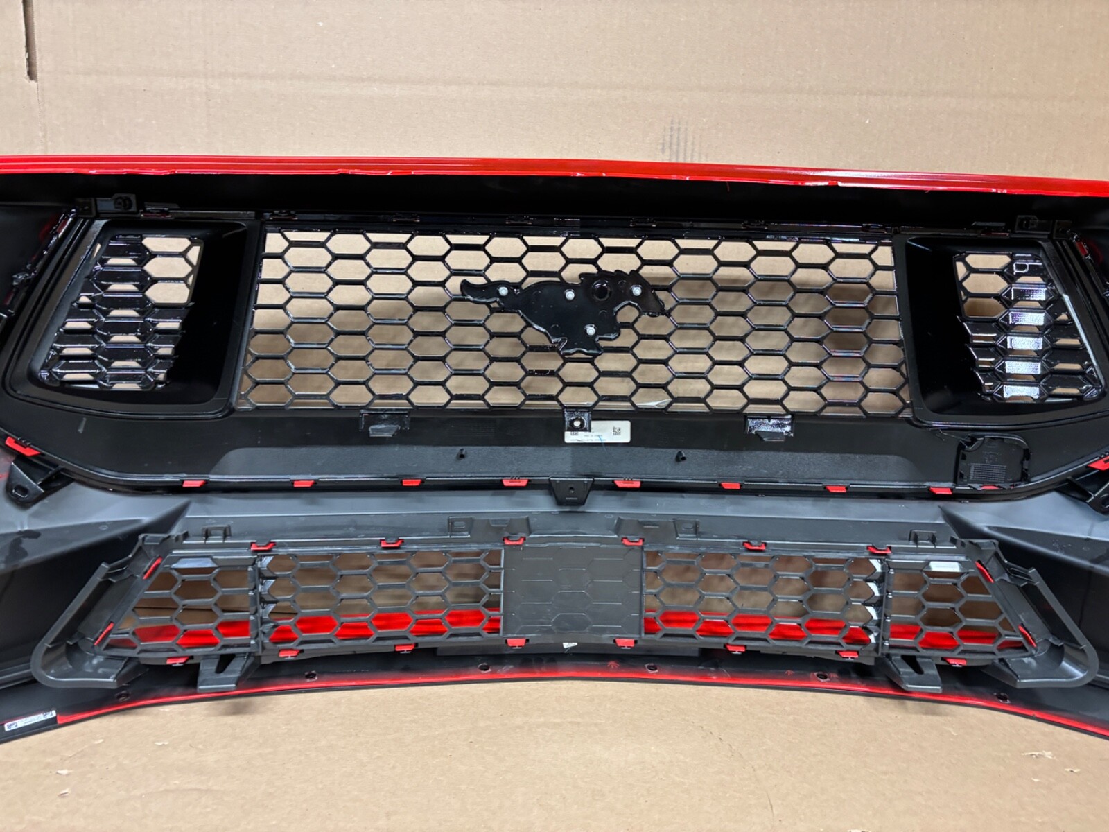OEM Take Off 2024-2025 Ford Mustang GT S650 Front Bumper Cover RACE RED
