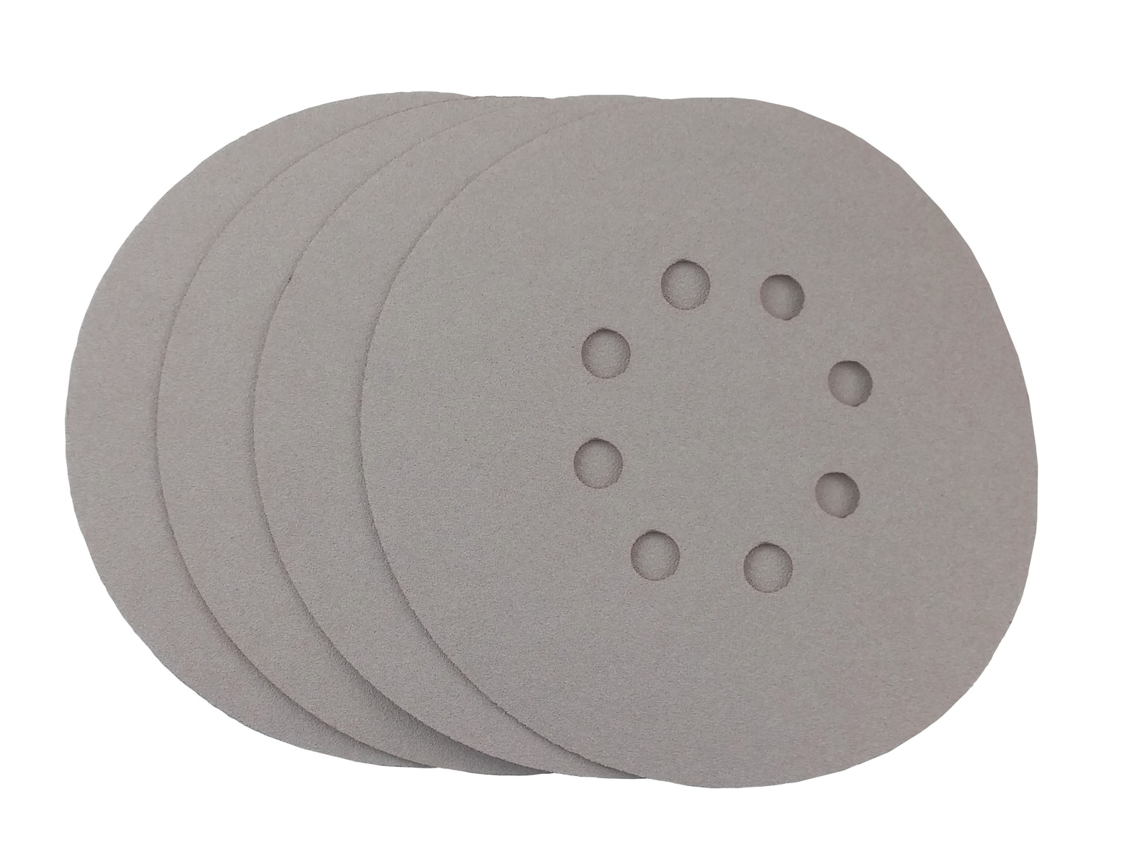6″ X 8 Hole Platinum Film Hook and Loop Grip Sanding Discs (25 Pack, 220 Grit)