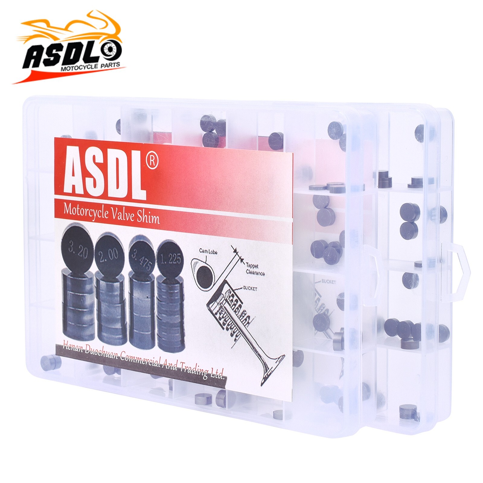 23pcs 8.9mm Valve Shim Kit 1.72-2.6mm For KTM 250 350 450 XC SX XCF Freeride 350