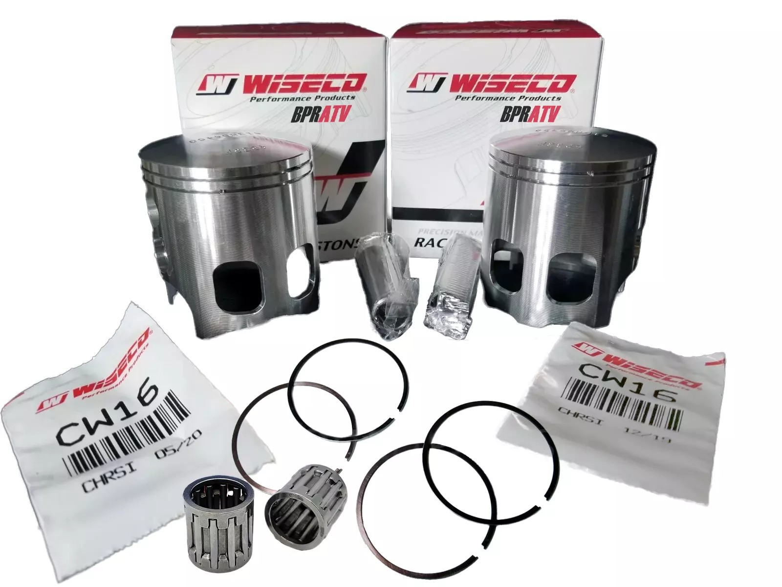 Banshee 64mm Stock Standard Bore Wiseco Pro Lite Pistons Bearings & Gaskets Kit