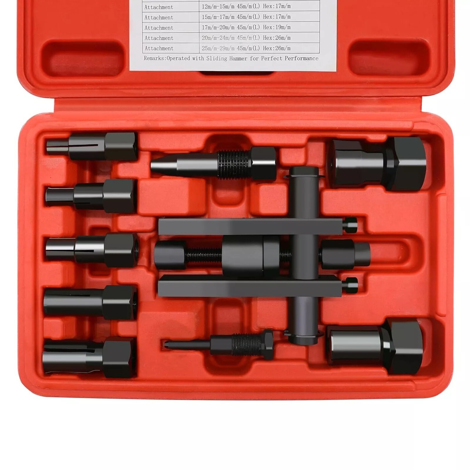 8-25mm Motorcycle Internal Bearing Puller Tool Kit Blind Hole Bearing Puller Set