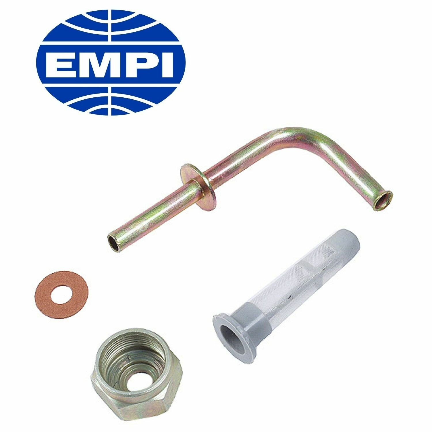 113-298-221 GAS TANK OUTLET PIPE KIT Bug 1960-1974 EMPI 95-2006-B
