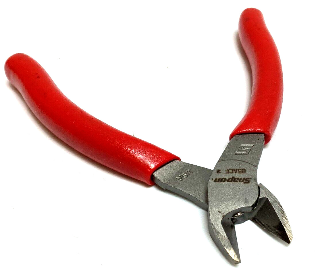 New Snap-on™ 85ACF VectorEde Diagonal Cutters Pliers 5″ Red Vinyl Grip
