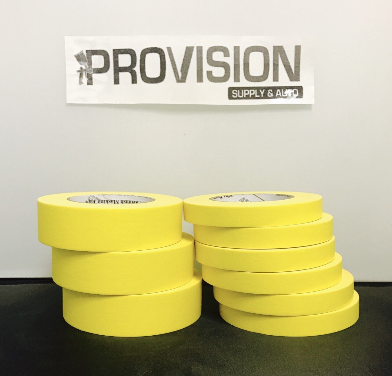 3M YELLOW 6654 1-1/2″ MASKING TAPE 3 ROLLS 6652 3/4” MASKING TAPE 6 ROLLS