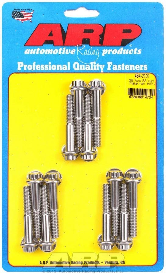 ARP SBF S/S Intake Bolt Kit 12pt. 454-2101