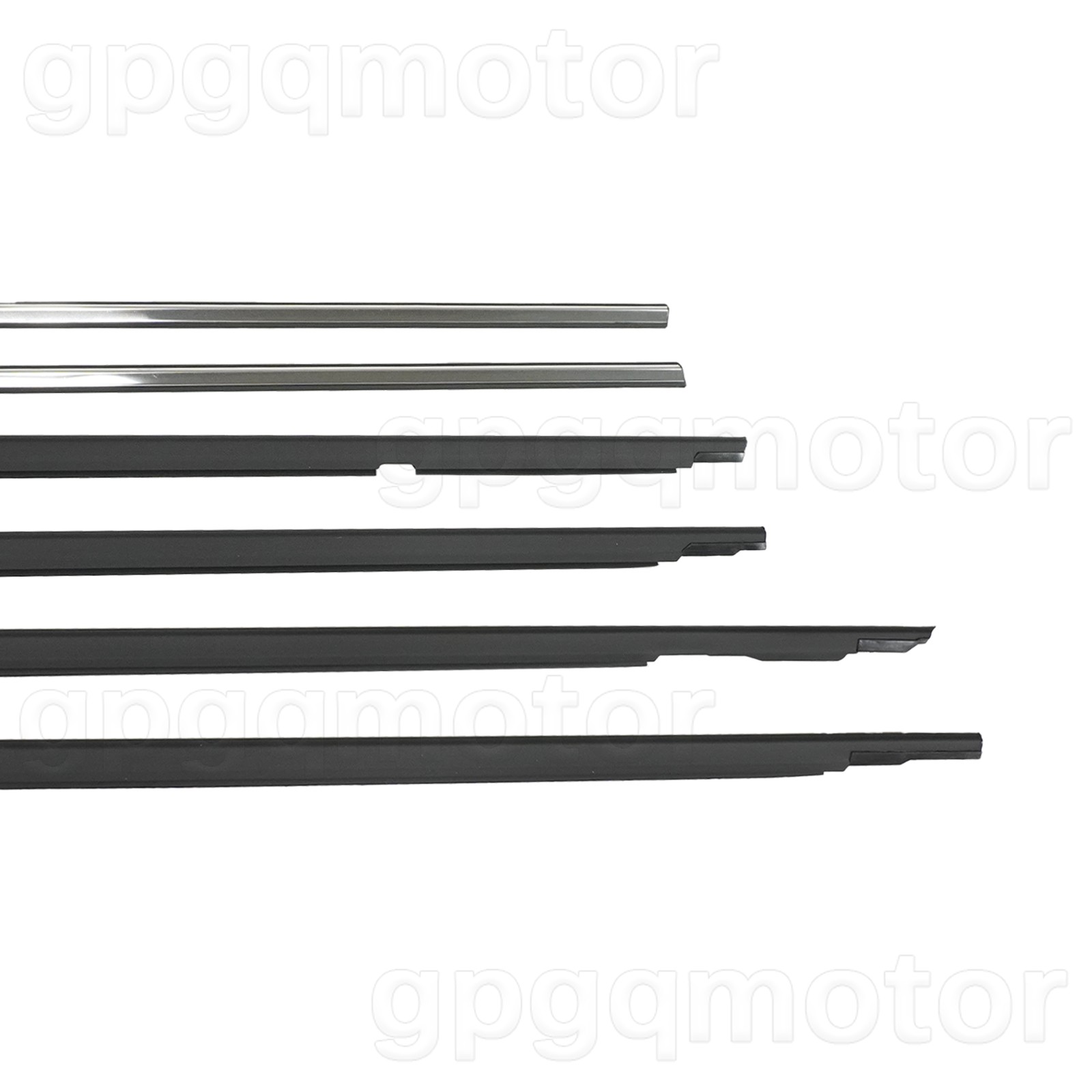 For TOYOTA Land Cruiser LC80 FJ80 FZJ80 LX450 1991-1998 Door Belt Molding 6 PCS