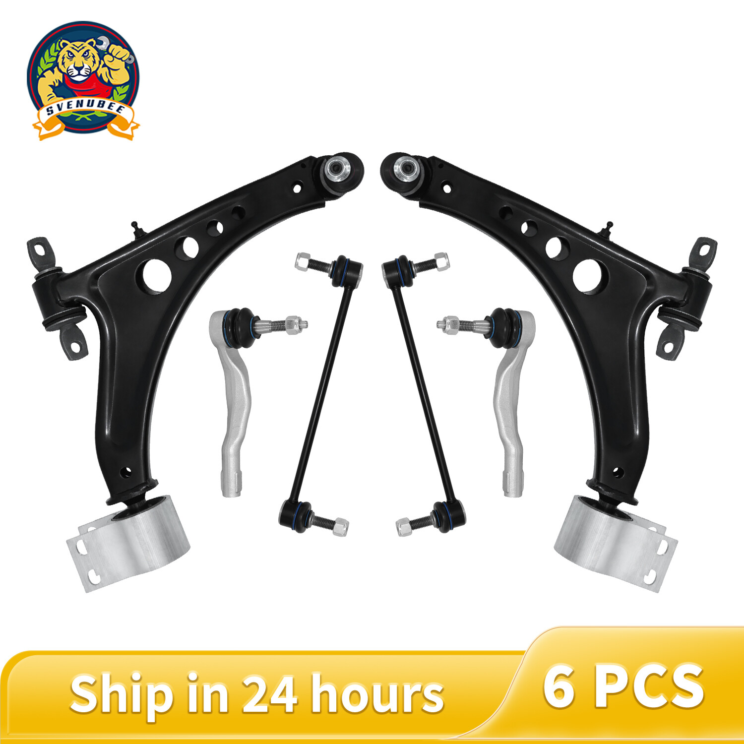 6Pcs Front Lower Control Arms w/Ball Joints for 2017-2019 Buick 2016-2020 Malibu