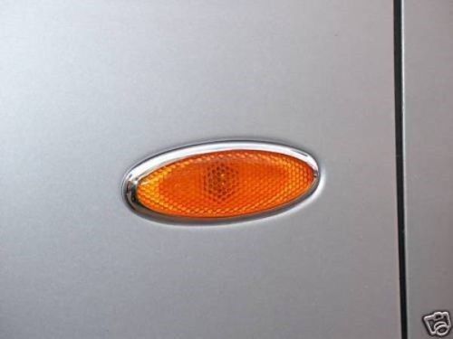 US STOCK x2 CHROME TRIMS INDICATOR MARKER JAGUAR XK8 XJ Daimler Vanden Plas XJ8