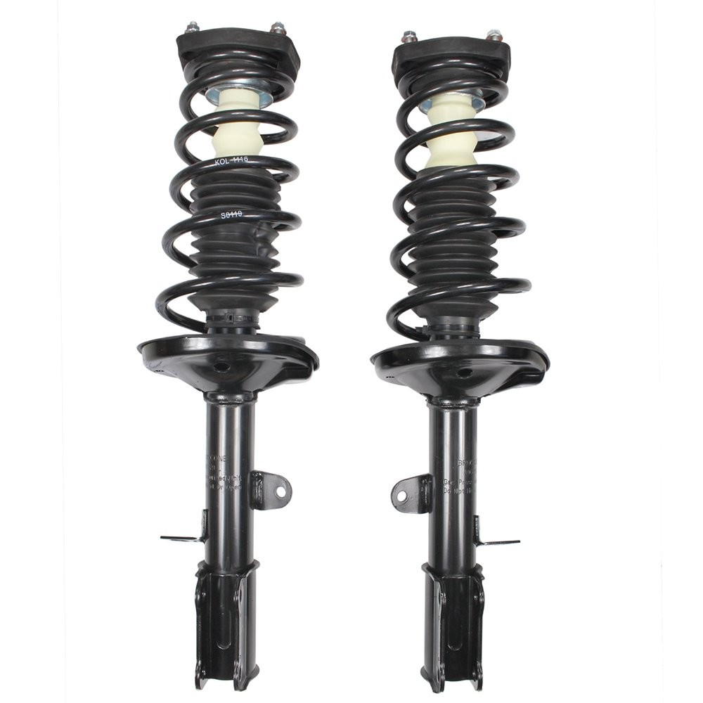 Pair For 1993-02 Toyota For Corolla Rear Complete Gas Shocks Struts Springs
