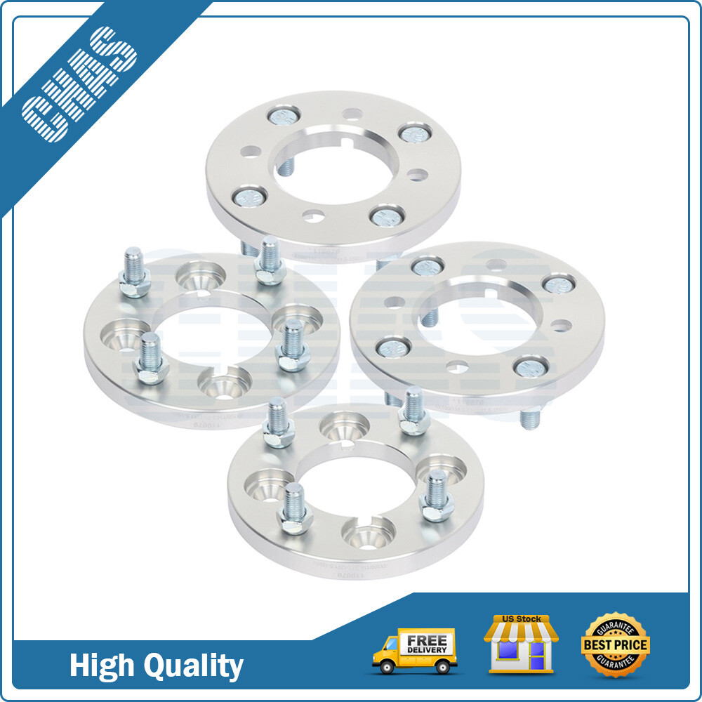 (4) 4×100 to 4×4.5 Wheel Adapter 15mm 4×100 Hub to 4×114.3 Wheel For Honda Mazda