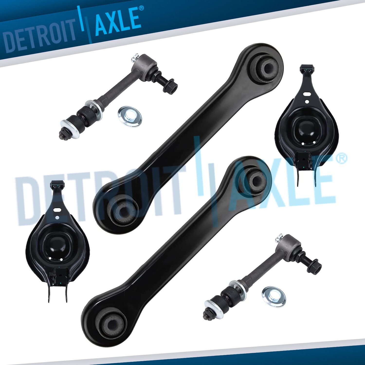 Rear Lower Control Arms Sway Bars Kit for 2008-2017 Equinox Terrain Torrent VUE