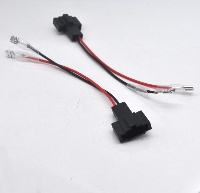2x SPEAKER ADAPTER CABLEs Wire For Audi A4 (B6, B7, B8, B9) (2001 on) A5 8T, F5