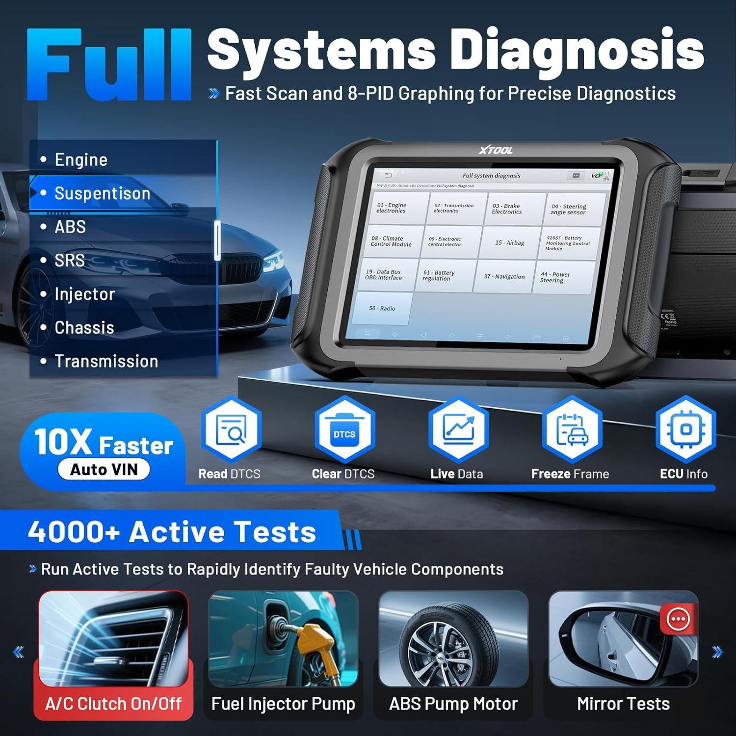 2026 XTOOL X100 MAX Auto Key Programmer Diagnostic Scanner IMMO ECU Programming