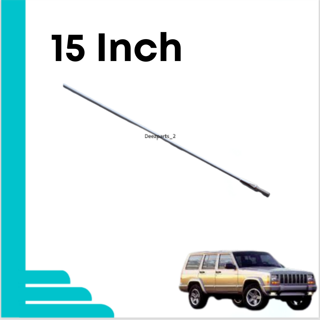 15″ Antenna Stainless Steel for Jeep Cherokee 1997-2001