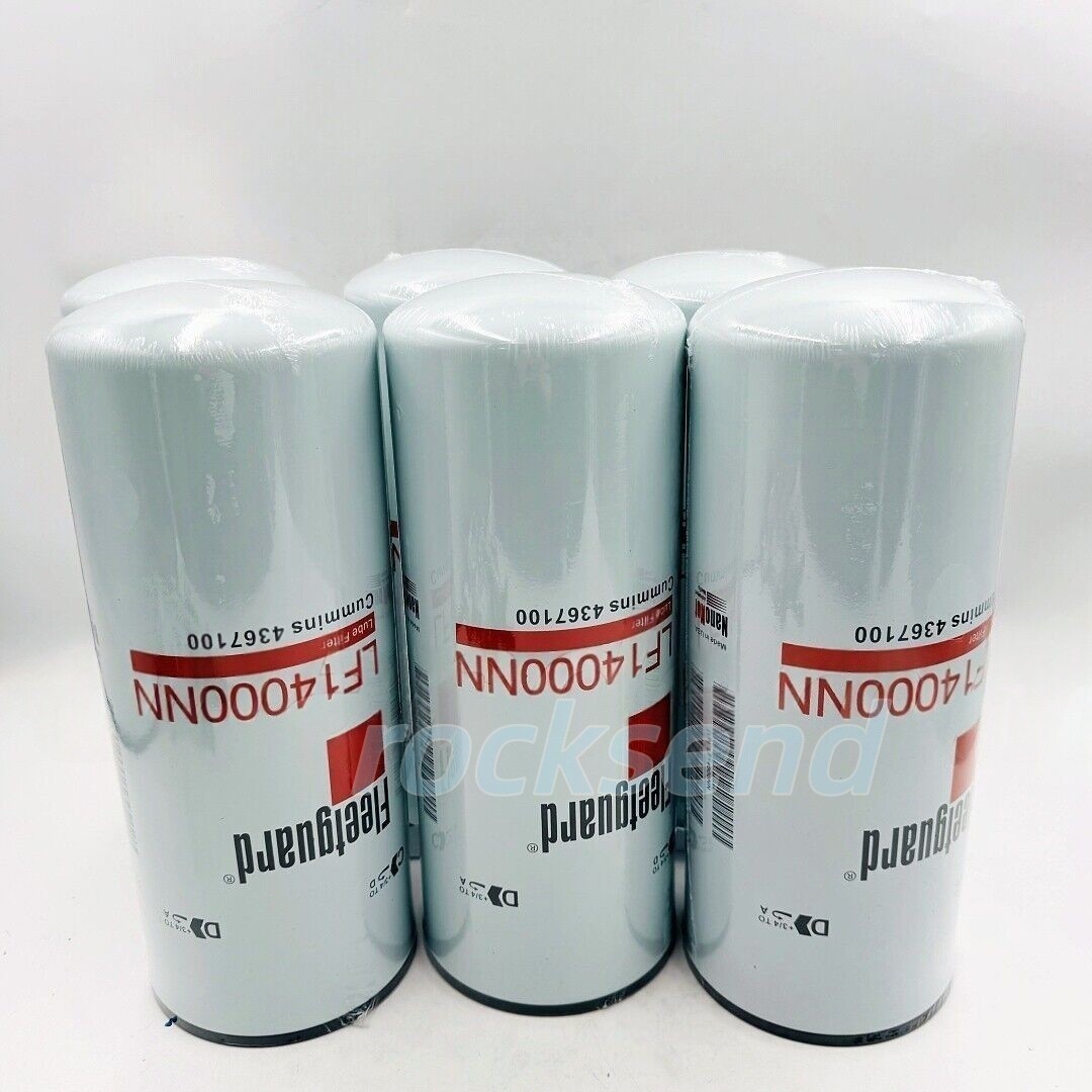 NEW 6 Pack Fleetguard LF14000NN Oil Filter Cummins ISX 4367100 OEM Free Shipping