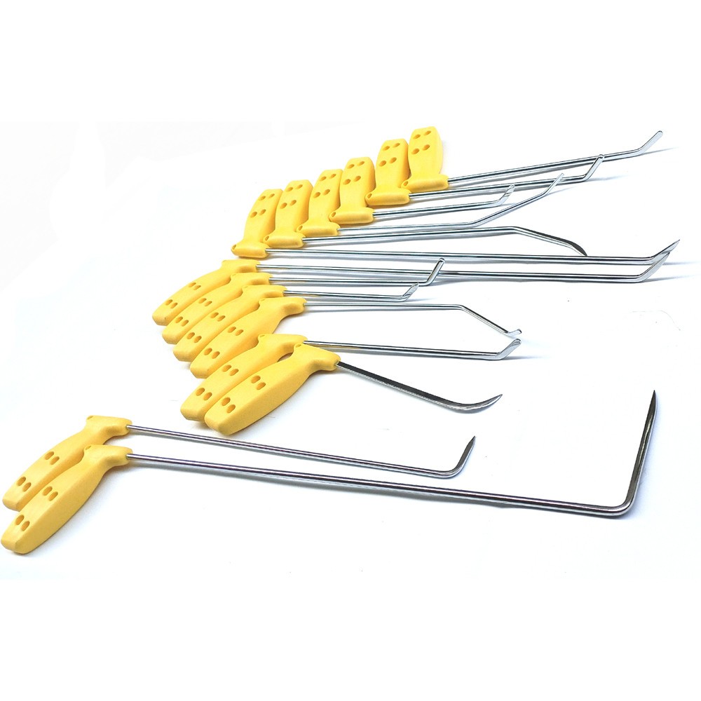 14PCS Dent Repair Rods,Hook Tools, Push,Paintless Dent Repair Tool Kit