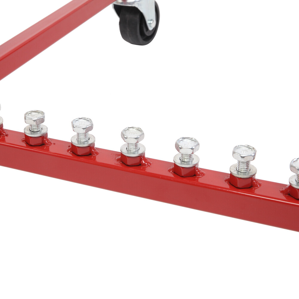 Rolling Engine Cradle for CHEVY SBC/BBC V8 with Casters – FREE SHIPPING Red