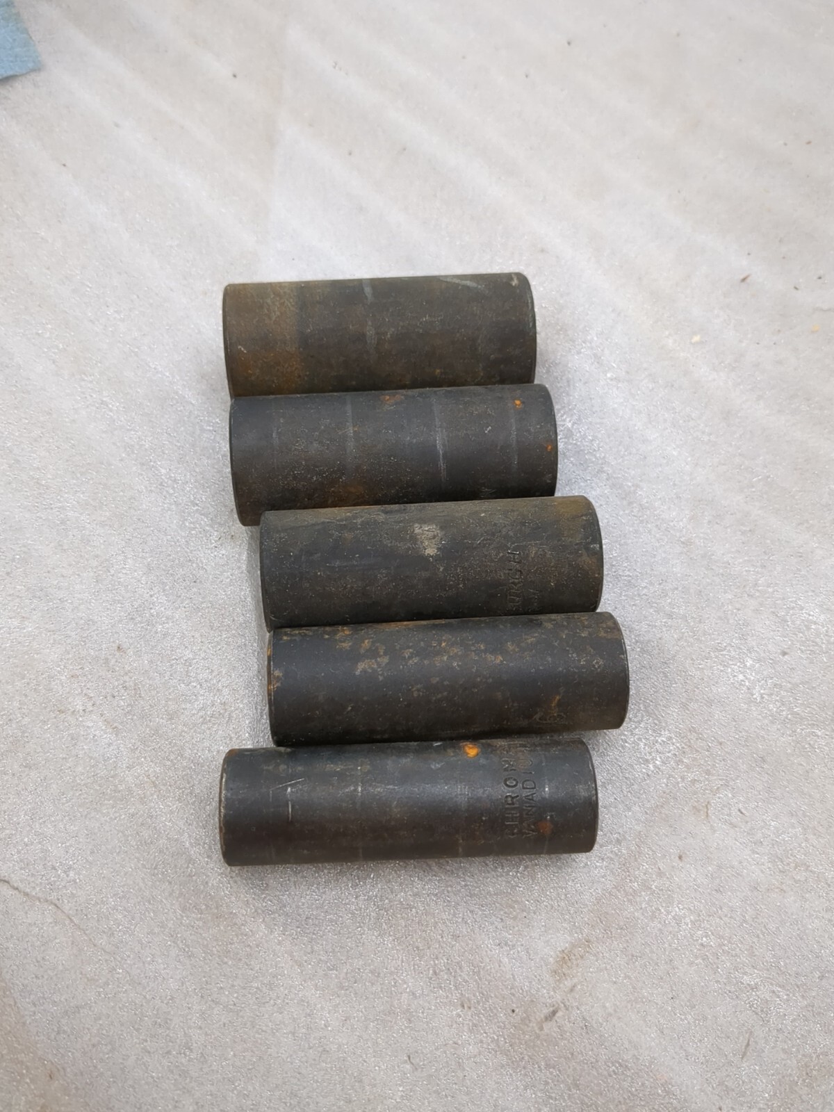5 Pieces Deep 6 Point Impact Socket 3/8 Drive 1/2″ Thru 3/4″