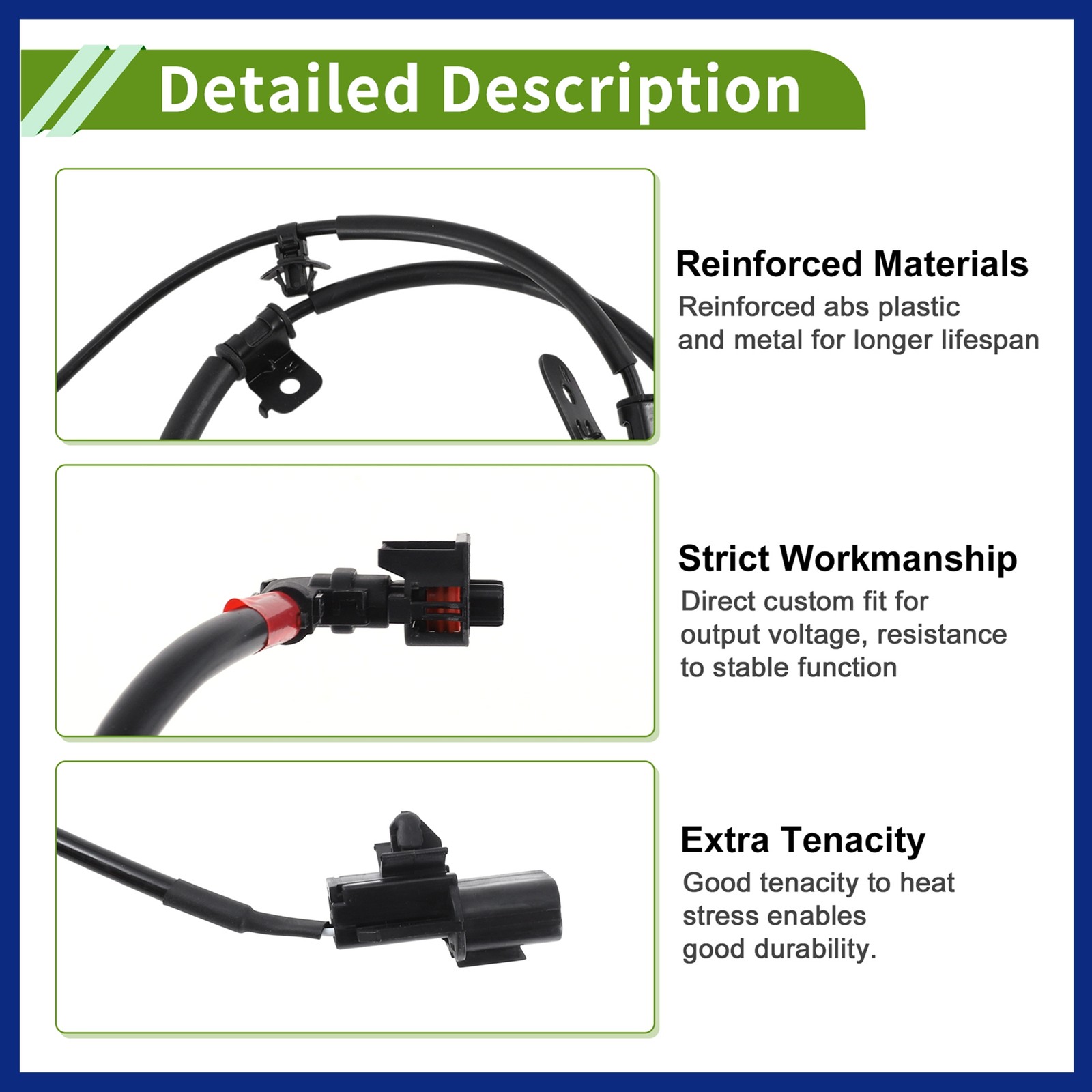 ABS Wheel Speed Sensor ABS Sensor No.59830B1030 for Hyundai for Genesis G80 1Pcs