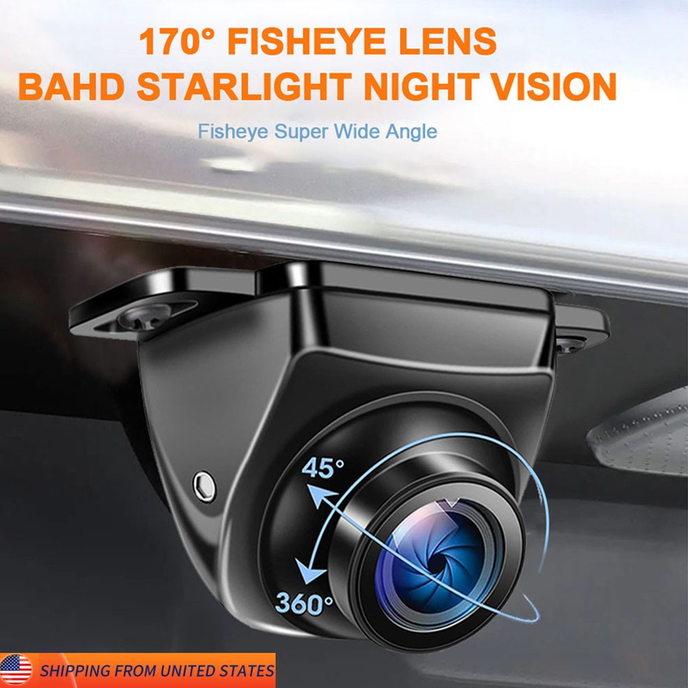 AHD CVBS Backup Reversing Camera Fisheye Lens 170° Rear View For Car SUV
