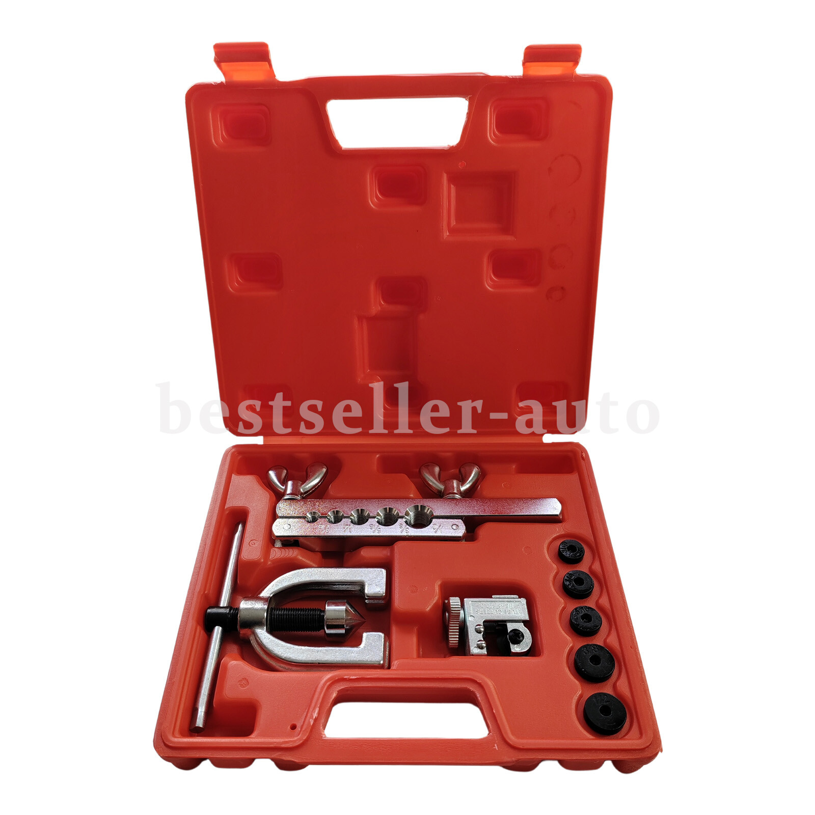 Double Flaring Copper Aluminum Soft Steel Brake Line & Brass Tubing Tool Kit