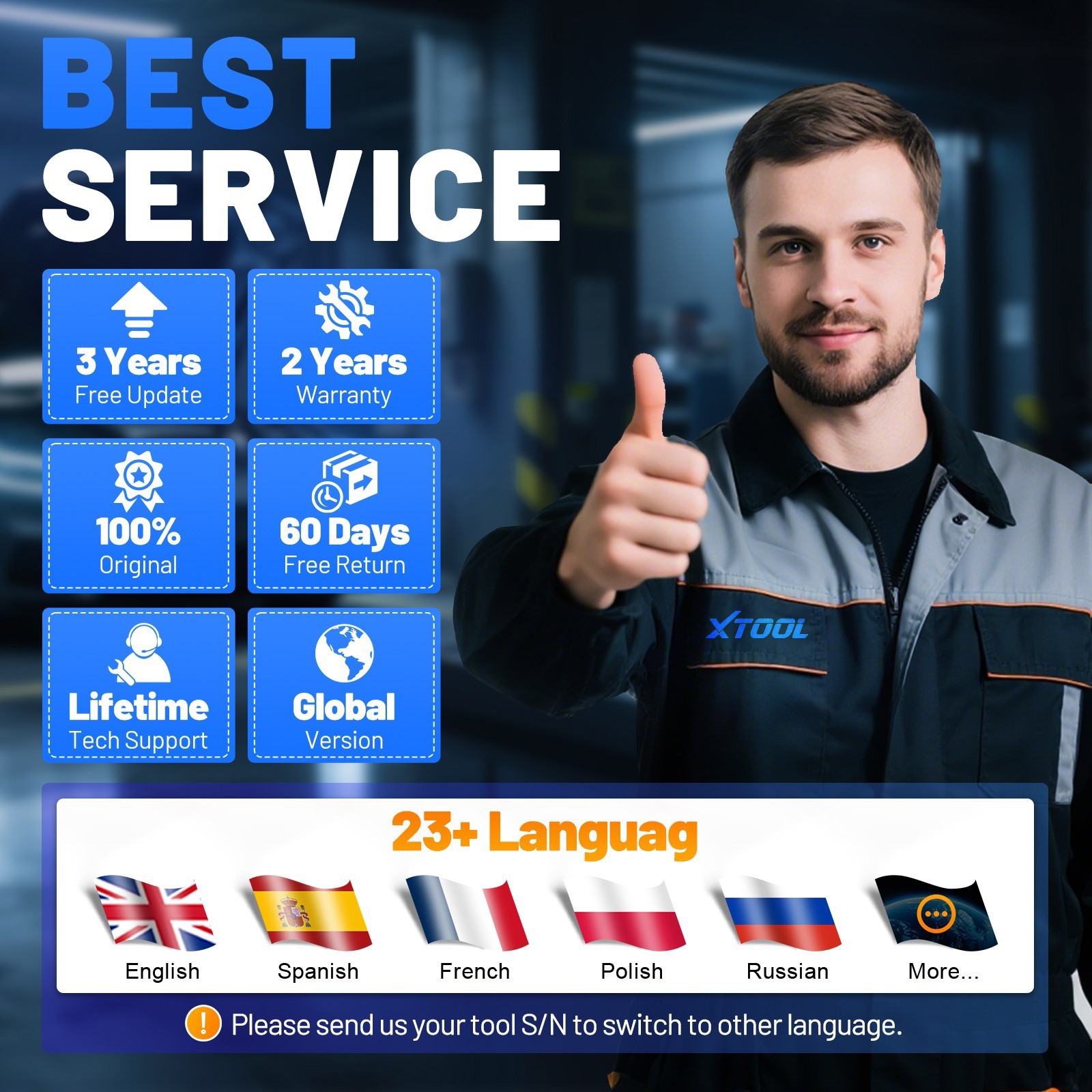 XTOOL D7 Car Diagnostic Scanner BiDirectional Full System Scan Auto VIN FCA NEW