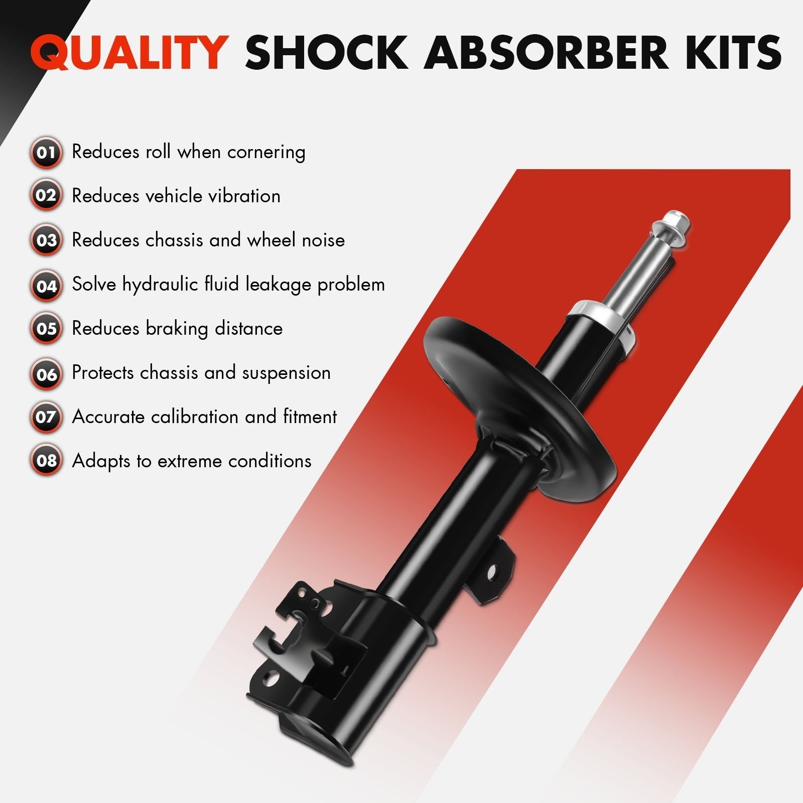 For 2002-2003 Suzuki Aerio 2.0L Front Rear Shocks Struts Absorbers Full Set