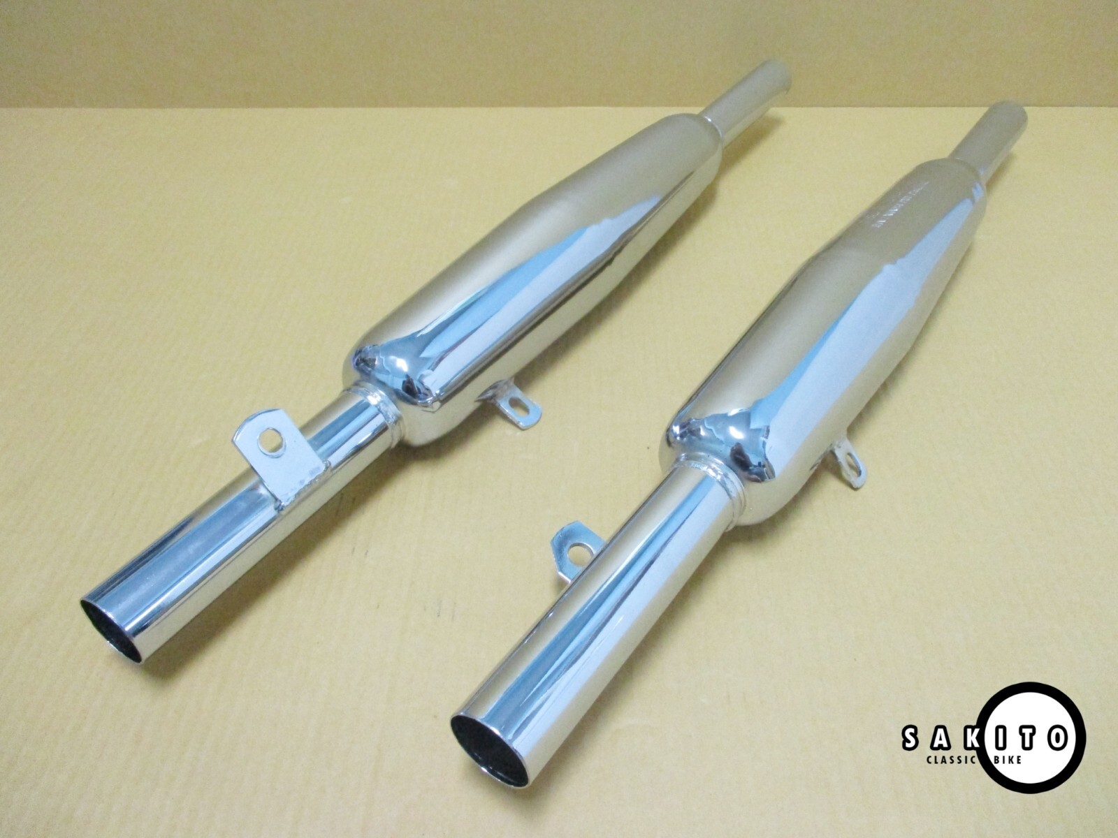 Fit HONDA SUPERHAWK CB72 CB77 EXHAUST MUFFLER SET+ HEADER PIPE SET /TRIUMP STYLE