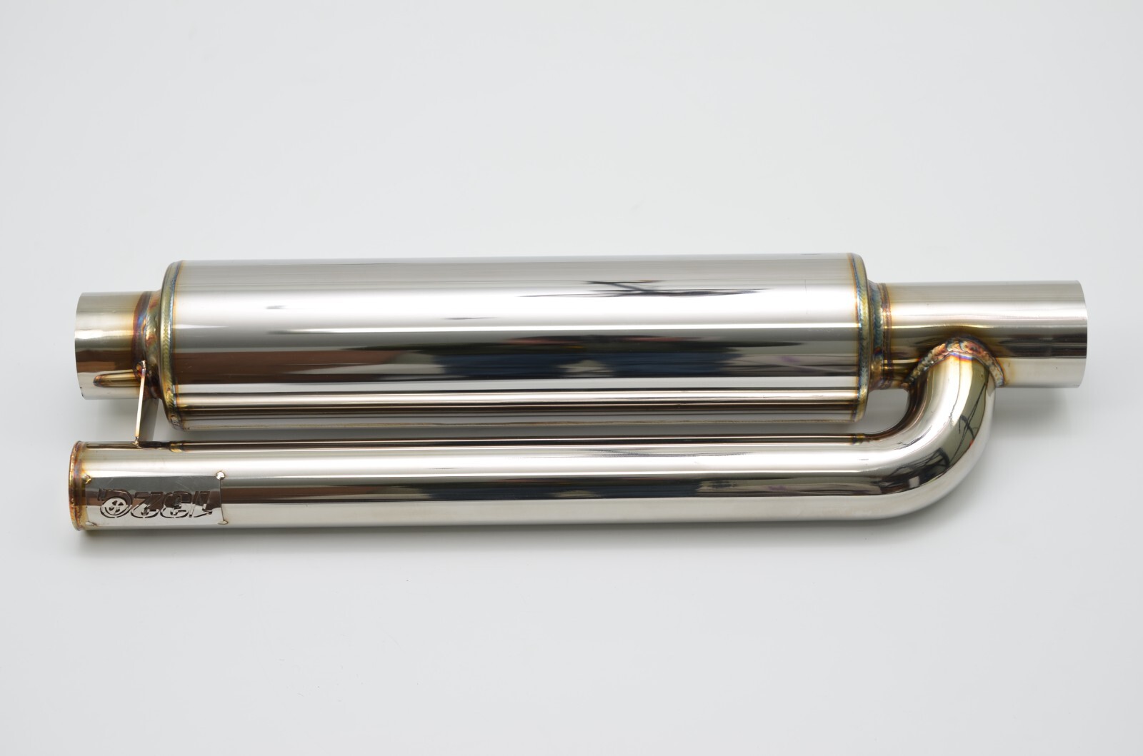 1320 ultra quiet QW resonator muffler stainless steel universal 2.5″ inlet & out