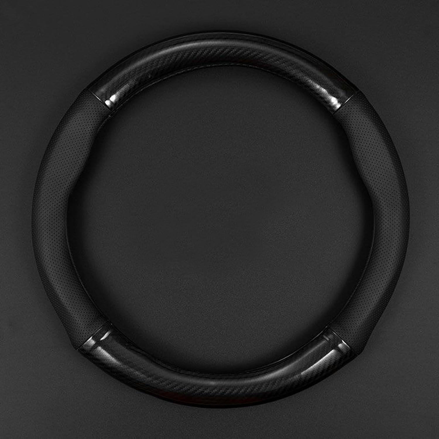 Car Accessories For Chevrolet CHEVY Steering Wheel Cover Carbon Fiber Good Grip