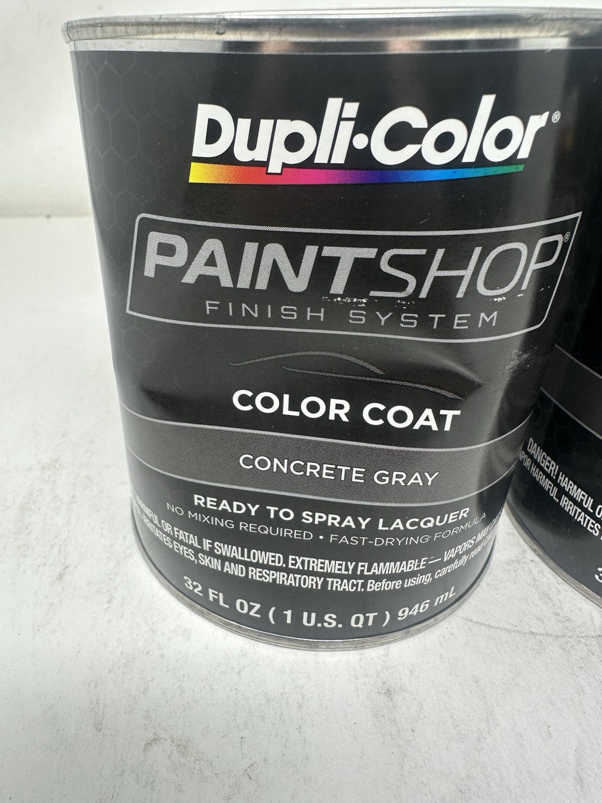 2 pack Dupli-Color BSP214 gray Paint Shop Finish System – 32 oz. quart