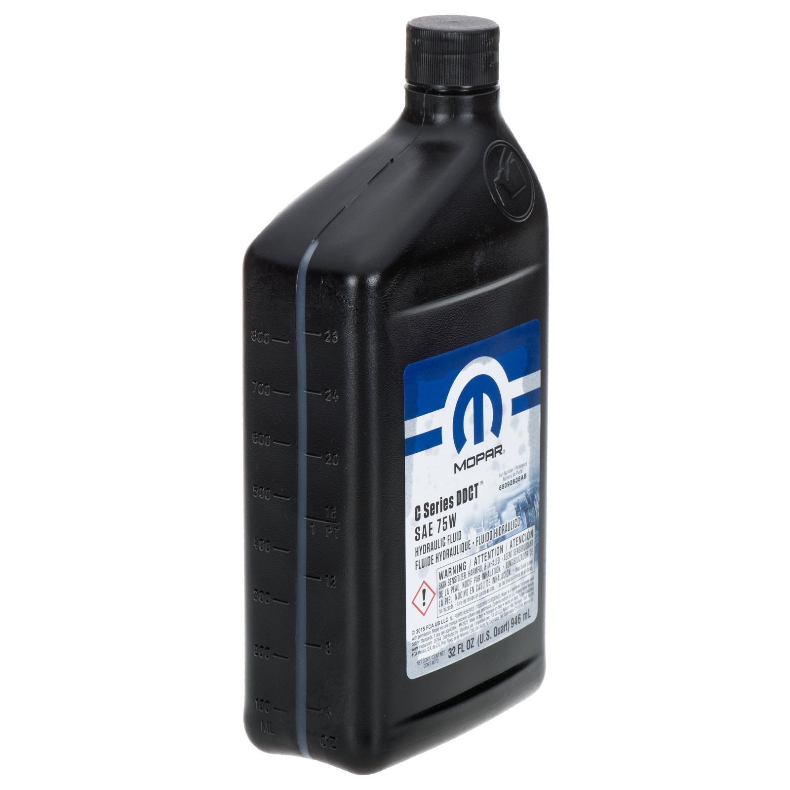 JEEP DODGE CHRYSLER RAM C SERIES DDCT SAE 75W TRANSMISSION FLUID 1-QUART MOPAR