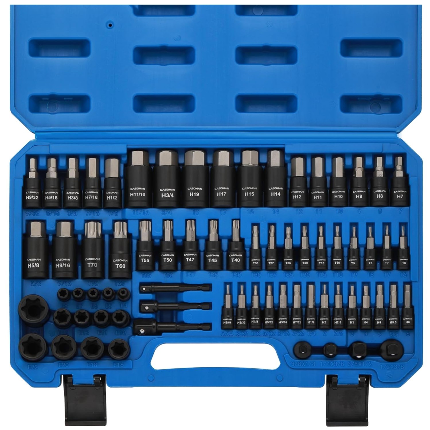 71-Piece Master Hex & Torx Bit Socket Set
