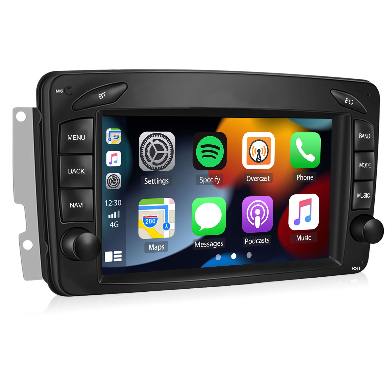 4+64GB For Mercedes Benz C-W203 W209 7″ Android 15 Radio Carplay Car GPS Stereo
