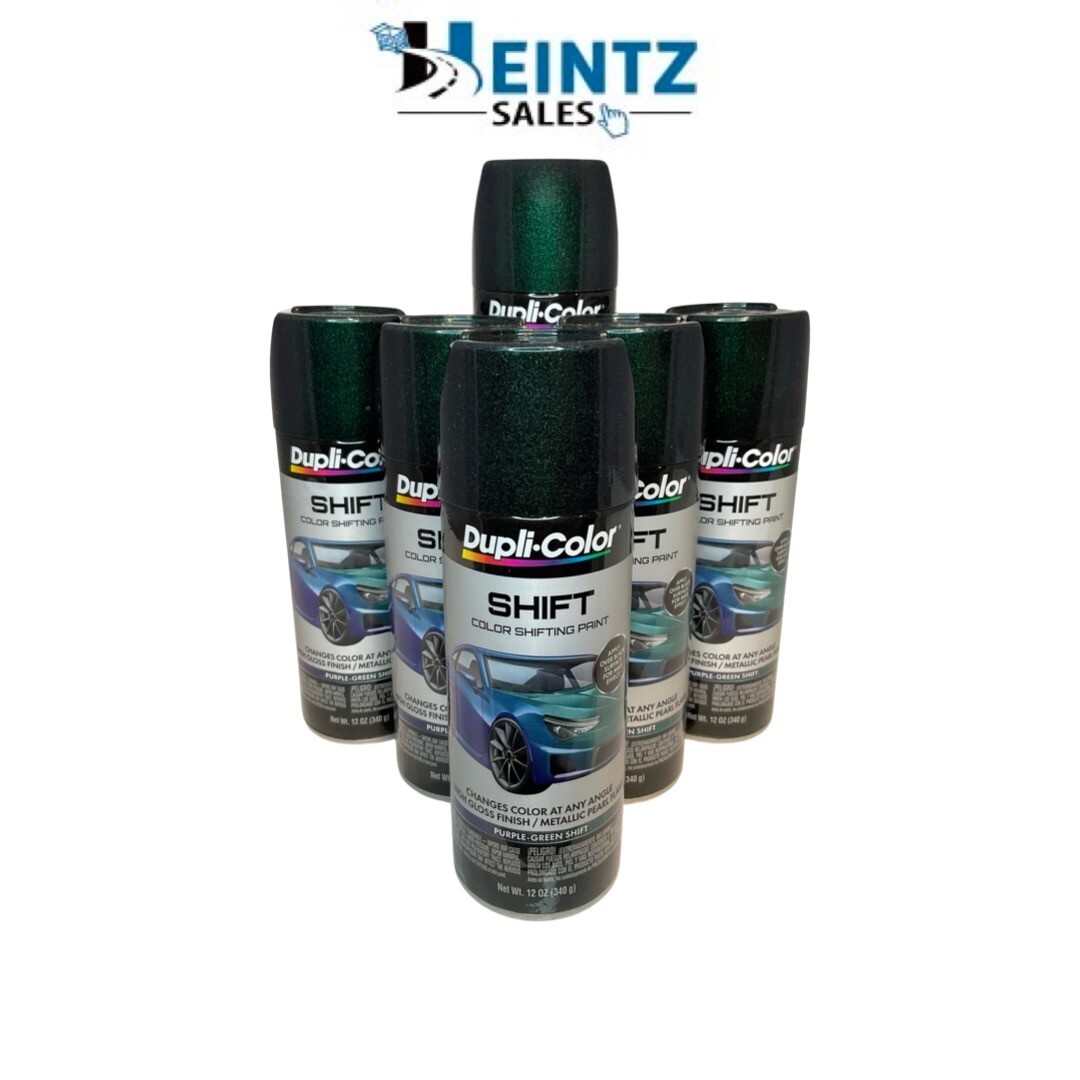Duplicolor SH500 – 6 pack Purple-Green SHIFT Color-Shifting Spray Paint – 12 oz.
