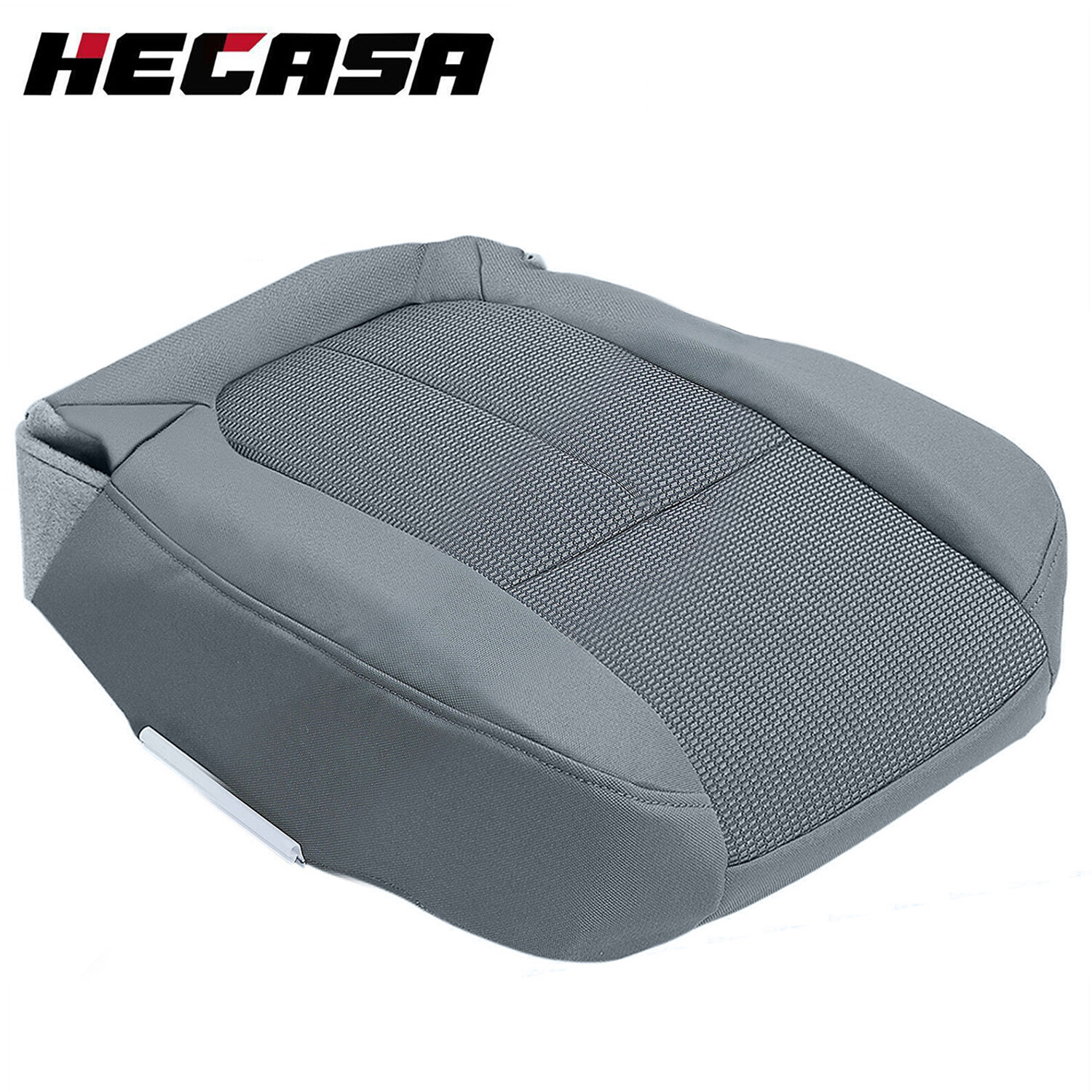2011 2012 2013 2014 For Ford F150 XLT Driver Bottom Fabric Cloth Seat Cover Gray