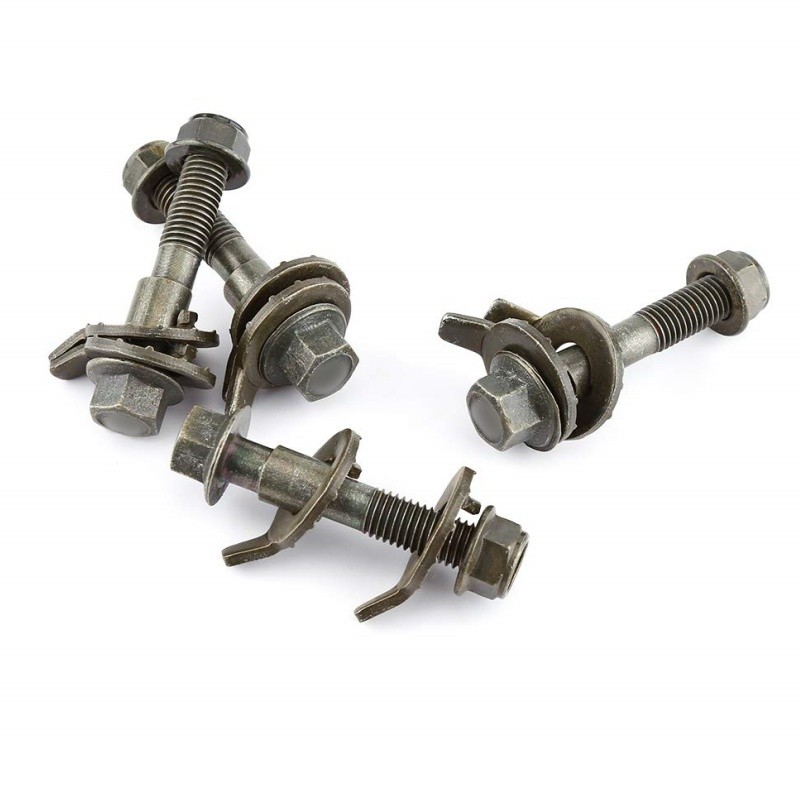 4Pcs 17mm Car Cam Bolt Kit Four Wheel Alignment Adjustable Vehicles Camber Bolts
