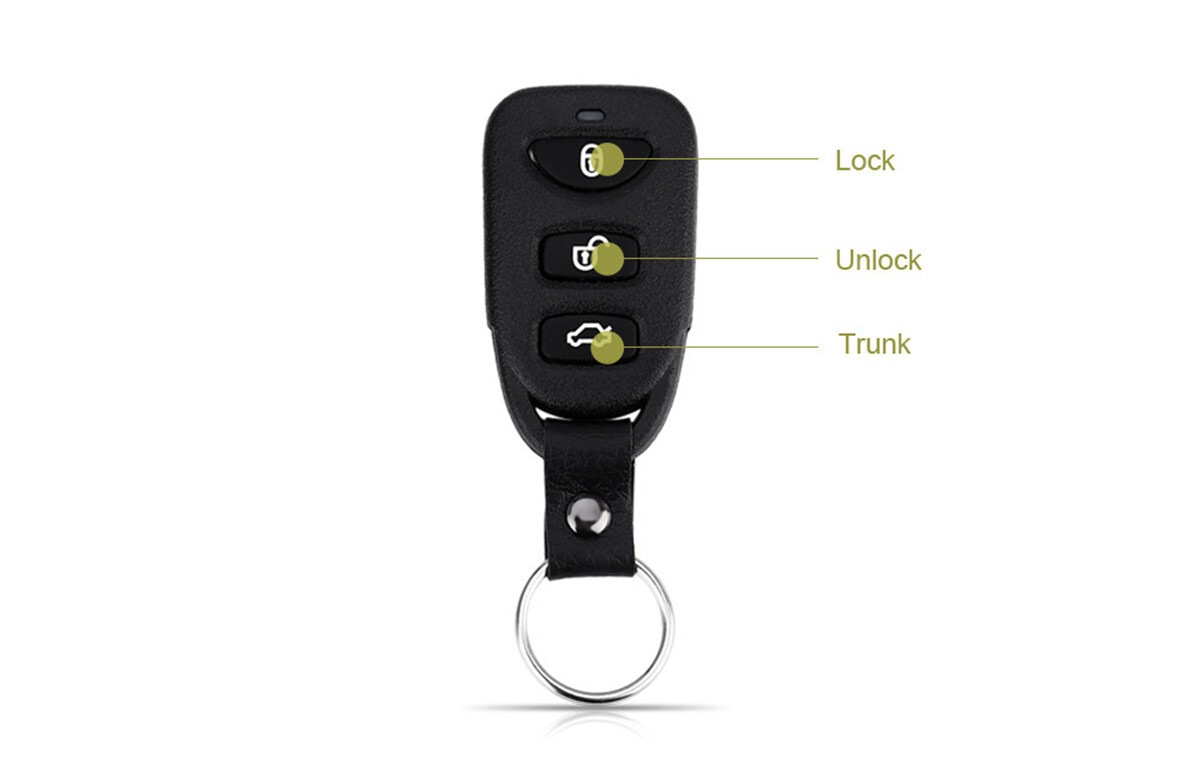 Central Power Door Lock/Unlock Remote Key Kit Keyless Entry System Car Accessory