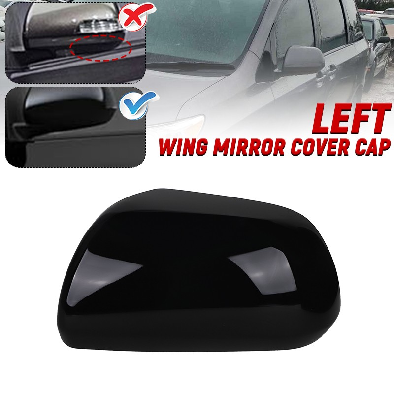 Mirror Cover Cap Left Right Fit For Toyota Sienna 2011-2020 No-Turn Signal Light