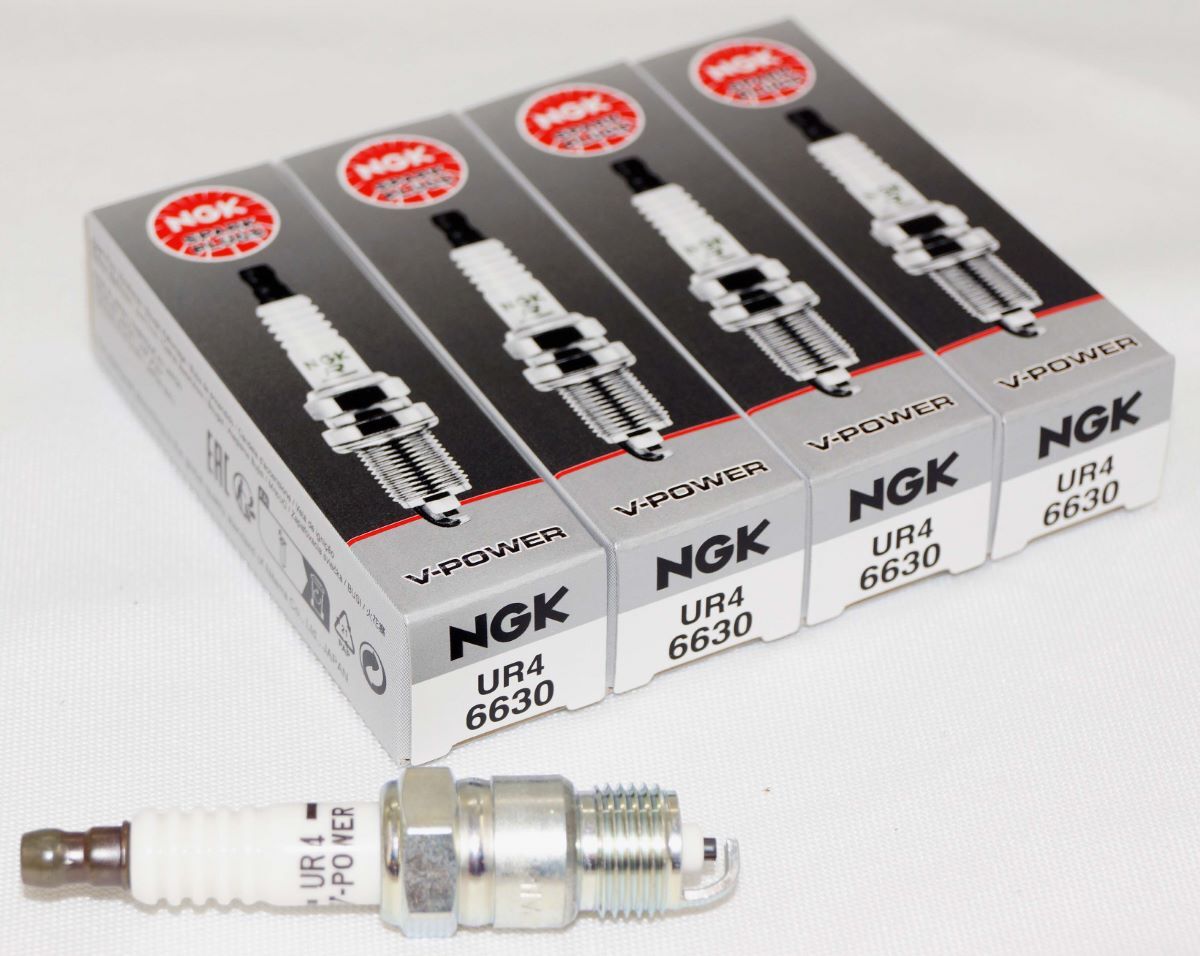 4 Pack Genuine NGK 6630 V-Power Spark Plug UR4