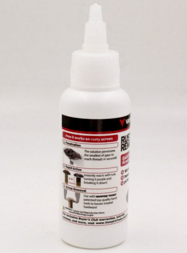 VT-001-RL – Vampire Tools Rust Remover Liquid – Fast Acting, No Scrubbing/Wiping