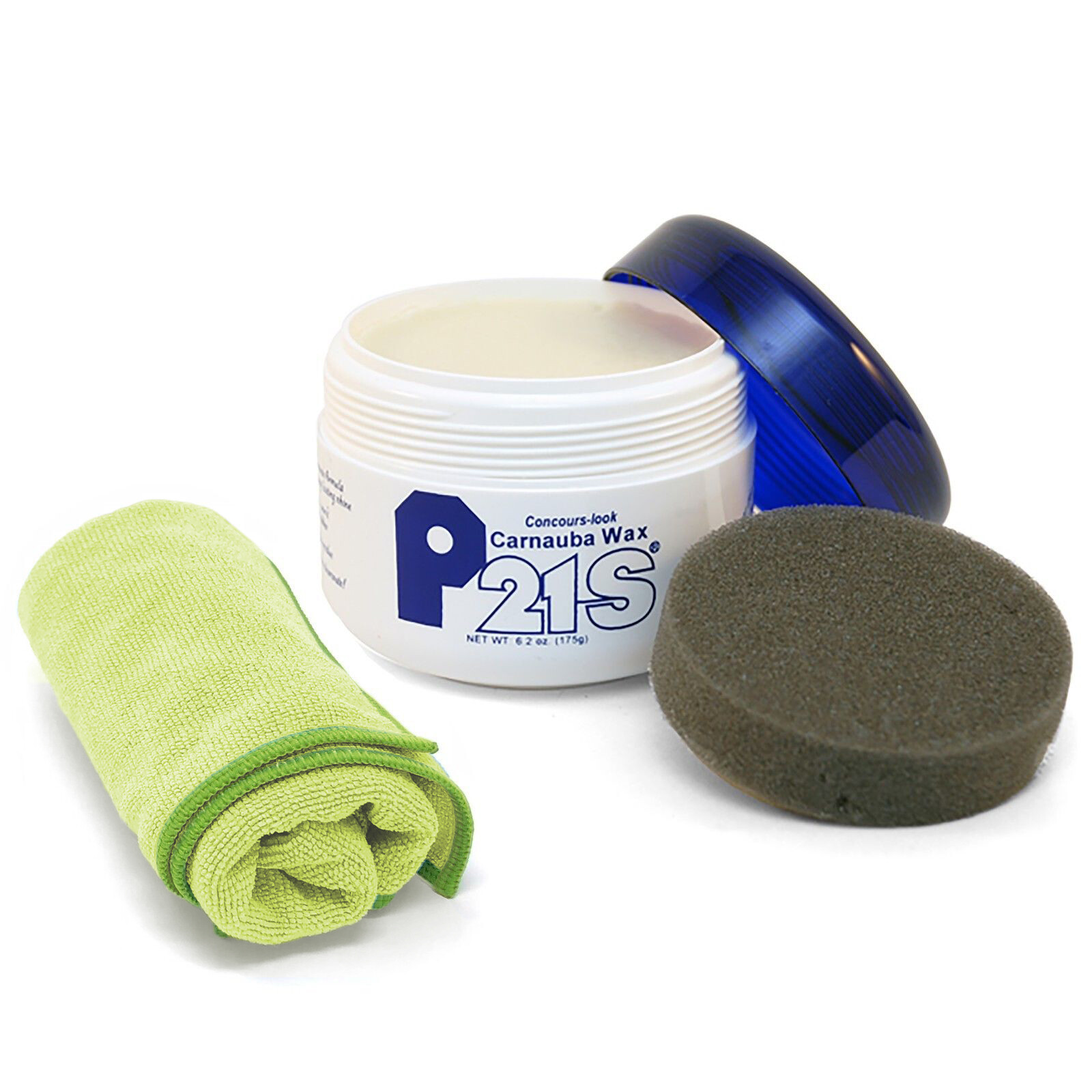 P21S Concours-look Carnauba Wax 12700W with Applicator and Free Microfiber Cloth